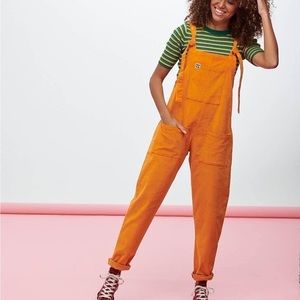 NWT Lucy & Yak Autumn Orange Original Dungarees